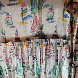 Regatta nautical sailboat tunic Roberta Roller Rabbit sz M